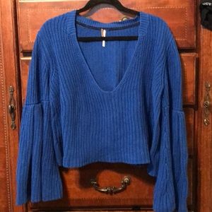 Free People bell sleeve sweater